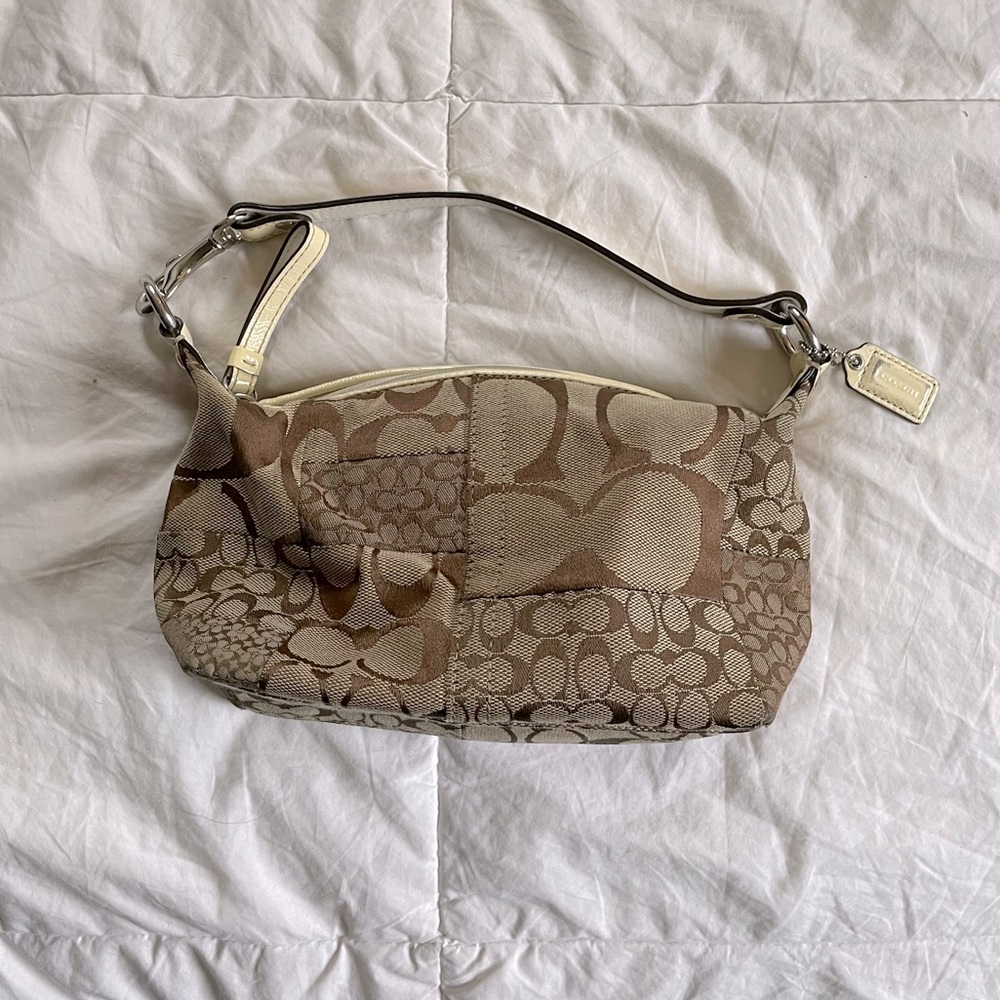 Coach signature canvas mini bag